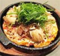 広島県産牡蠣と九条ネギのお好み焼き